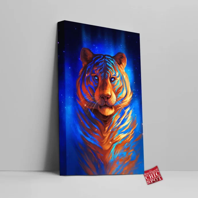 Galaxy Tiger Canvas Wall Art