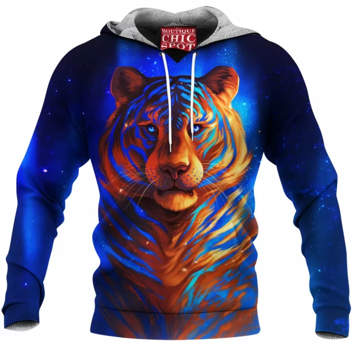 Galaxy Tiger Fleece Hoodie