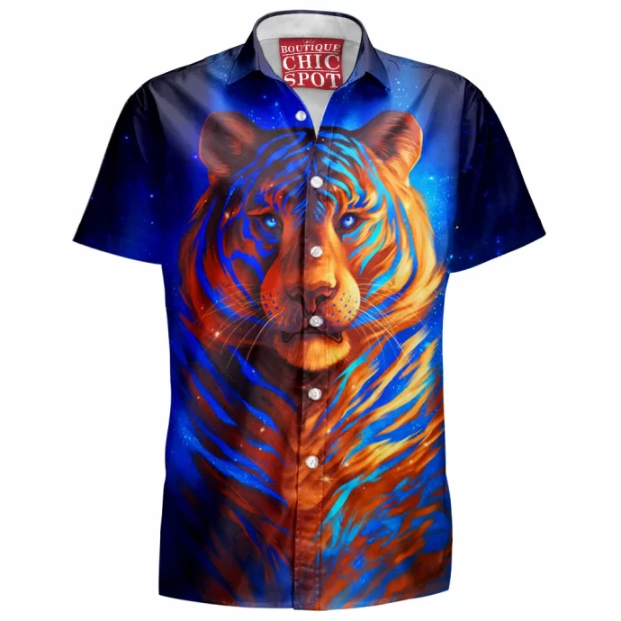 Galaxy Tiger Hawaiian Shirt