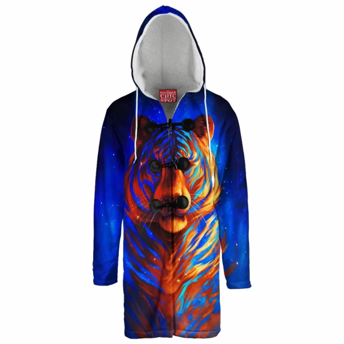 Galaxy Tiger Hooded Cloak Coat