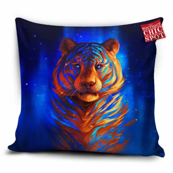 Galaxy Tiger Pillow Cover