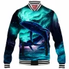 Whale Baseball-Jacket