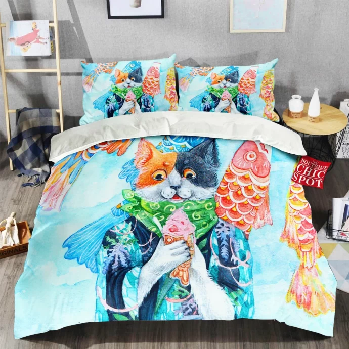 Cat Bedding Set