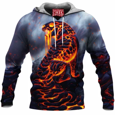 Leopard Fleece-Hoodie