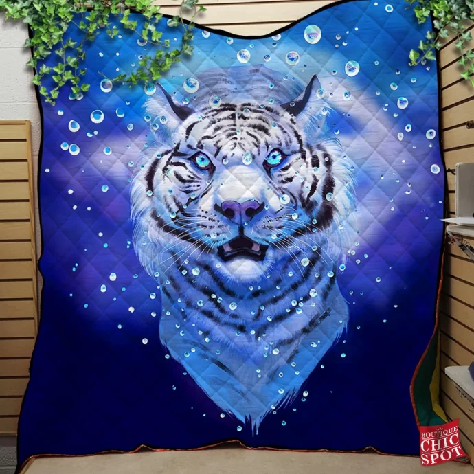 Rain Tiger Quilt Blanket