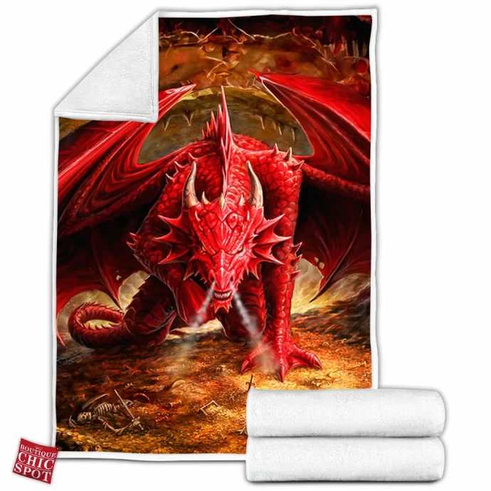 Dragons Lair Fleece Blanket