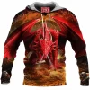 Dragon Fleece-Hoodie, Fantasy Fleece-Hoodie