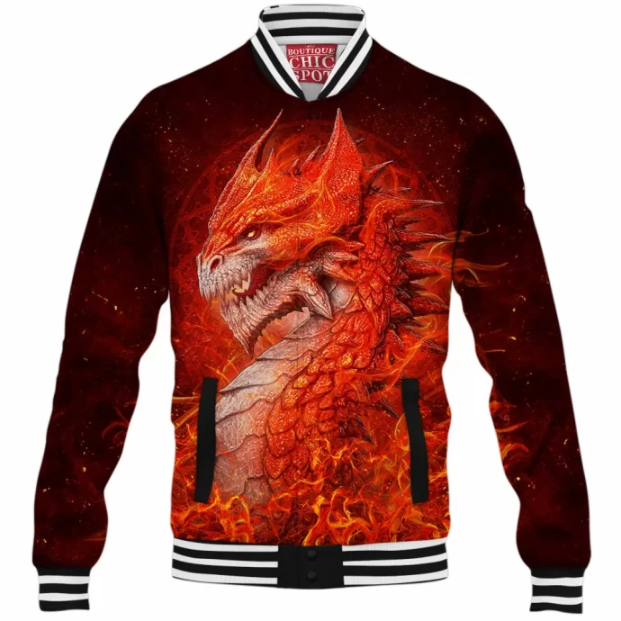 Sun Dragon Baseball Jacket