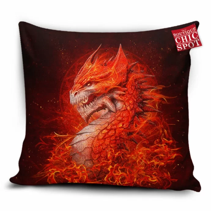 Sun Dragon Pillow Cover