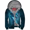 Dragon Zip-Fleece-Hoodie, Fantasy Zip-Fleece-Hoodie