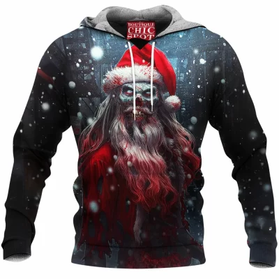 Zombie Fleece-Hoodie, Horror Fleece-Hoodie