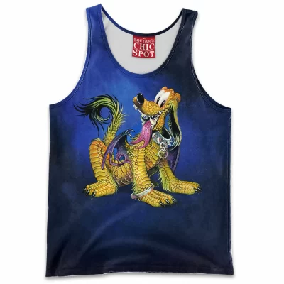 Animation Tank-Top, Pluto Tank-Top, Disney Tank-Top