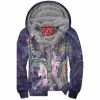 Dragon Zip-Fleece-Hoodie, Fantasy Zip-Fleece-Hoodie