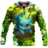 Anime Fleece-Hoodie, Bulbasaur Fleece-Hoodie, Pokemon Fleece-Hoodie