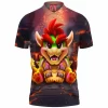 Bowser Polo Shirt, Game Polo Shirt, Mario Polo Shirt