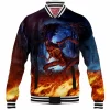 Alien Baseball-Jacket, Horror Baseball-Jacket, Sci-Fi Baseball-Jacket, Xenomorph Baseball-Jacket