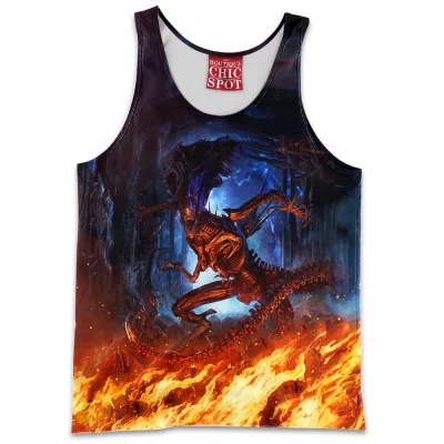 Alien Tank-Top, Horror Tank-Top, Sci-Fi Tank-Top, Xenomorph Tank-Top