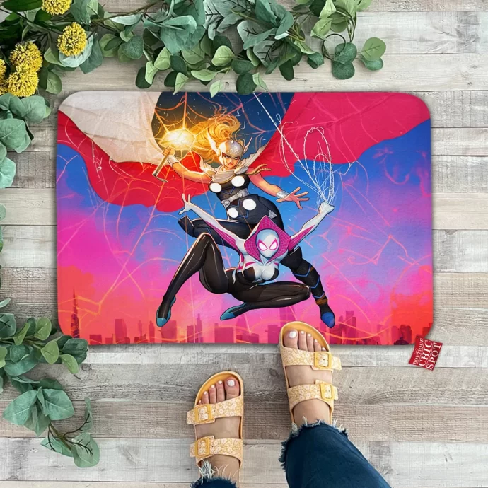 Spider-Gwen Mighty Thor Doormat