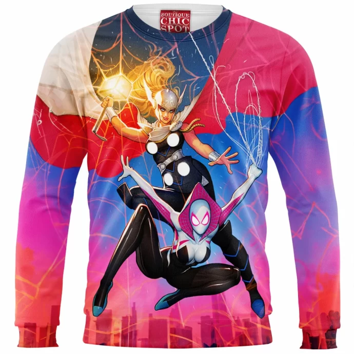 Spider-Gwen Mighty Thor Sweatshirt