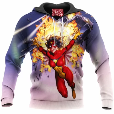 Comic Hoodie, Spider-Woman Hoodie
