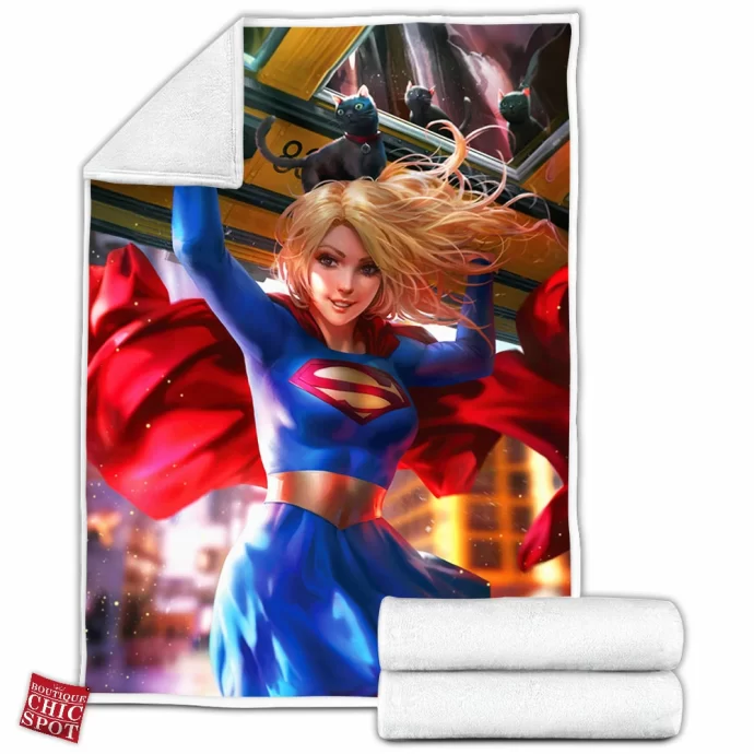 Supergirl Fleece Blanket