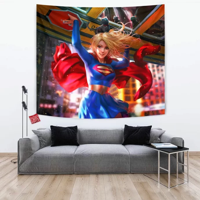 Supergirl Tapestry