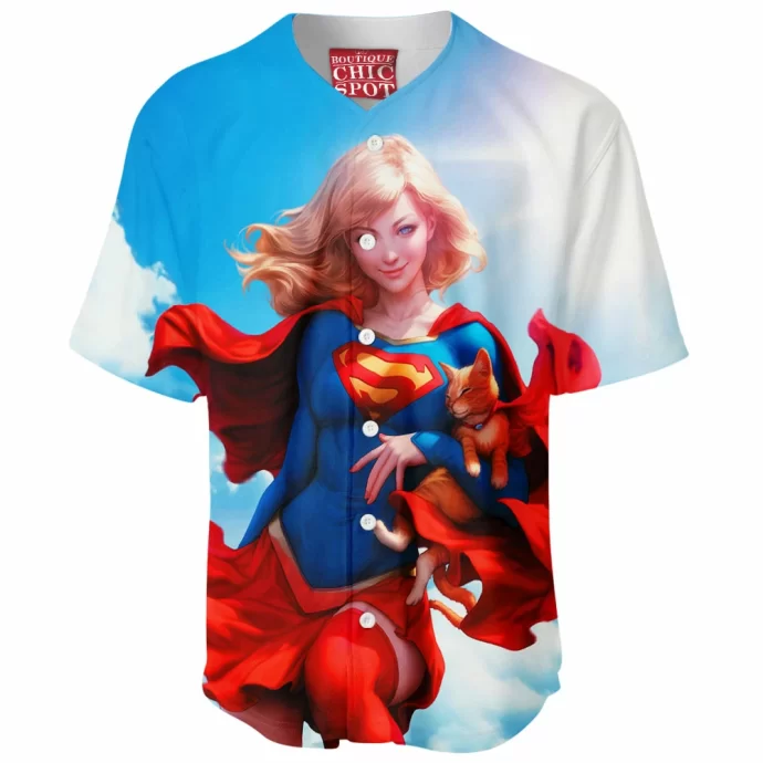 Supergirl Baseball Jersey