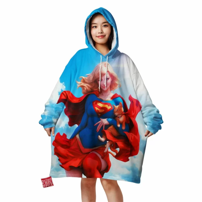 Supergirl Blanket Hoodie