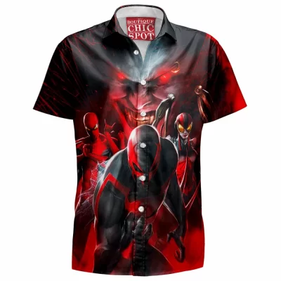 Comic Hawaiian-Shirt, Spider-Verse Hawaiian-Shirt