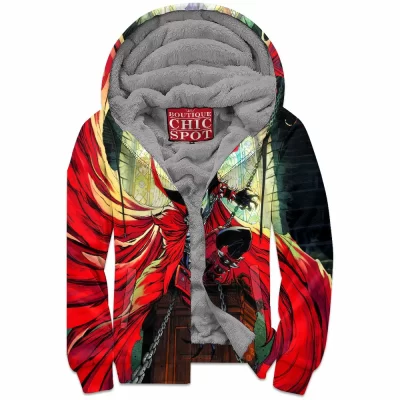 Comic Zip-Fleece-Hoodie, Spawn Zip-Fleece-Hoodie