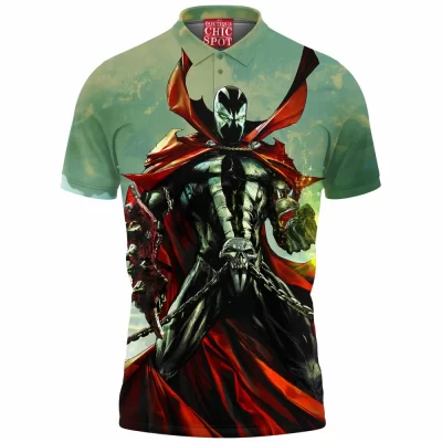 Comic Polo Shirt, Spawn Polo Shirt