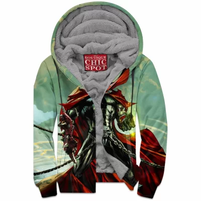 Comic Zip-Fleece-Hoodie, Spawn Zip-Fleece-Hoodie