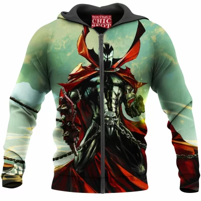 Comic Zip-Hoodie, Spawn Zip-Hoodie