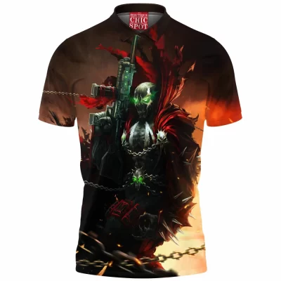 Comic Polo Shirt, Spawn Polo Shirt