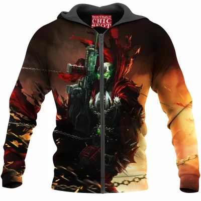 Comic Zip-Hoodie, Spawn Zip-Hoodie
