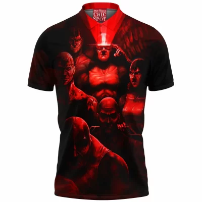 Comic Polo Shirt, Cyclops Polo Shirt, X-men Polo Shirt