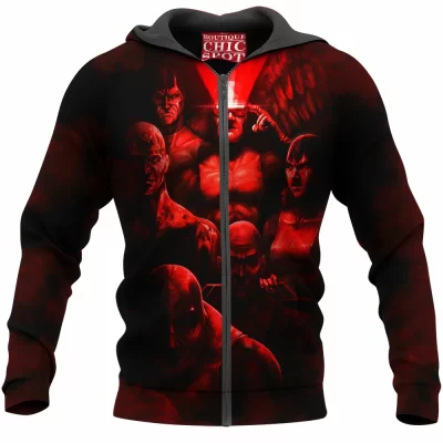 Comic Zip-Hoodie, Cyclops Zip-Hoodie, X-men Zip-Hoodie