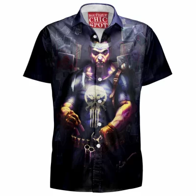 Comic Hawaiian-Shirt, Punisher Hawaiian-Shirt