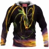 Anime Fleece-Hoodie, Mega Rayquaza Fleece-Hoodie, Pokemon Fleece-Hoodie, Rayquaza Fleece-Hoodie