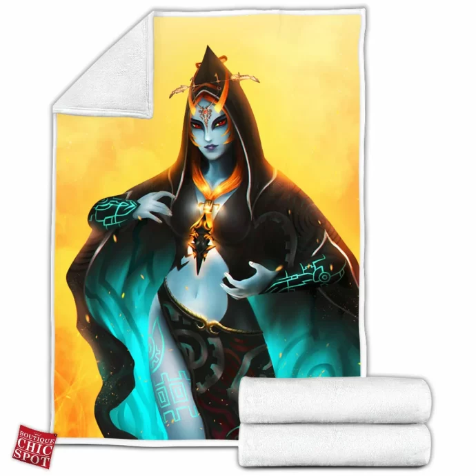 Midna Zelda Fleece Blanket