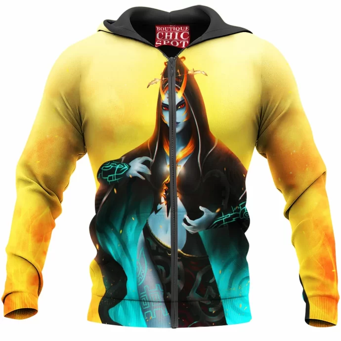 Midna Zelda Zip Hoodie