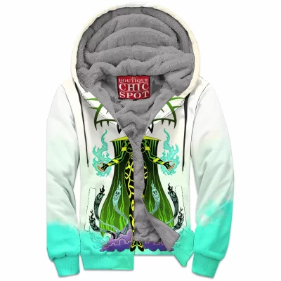 Comic Zip-Fleece-Hoodie, Hela Zip-Fleece-Hoodie