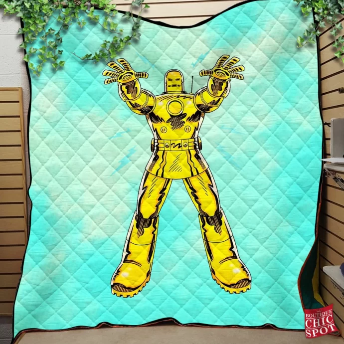 Iron Man Quilt Blanket