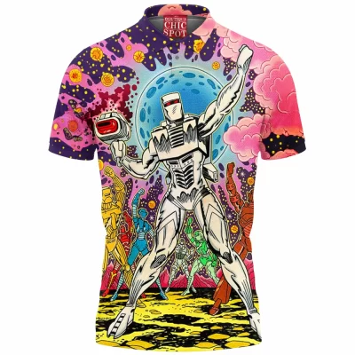 Comic Polo Shirt, Rom the Space Knight Polo Shirt