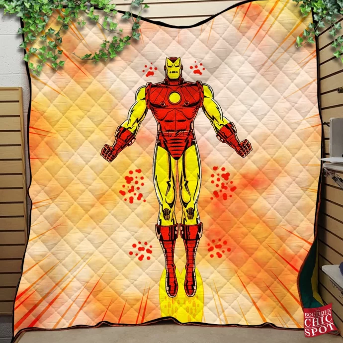 Iron Man Quilt Blanket