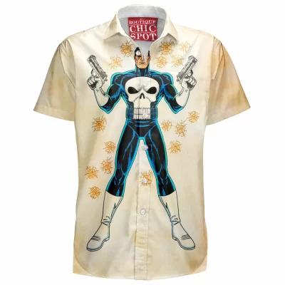 Comic Hawaiian-Shirt, Punisher Hawaiian-Shirt