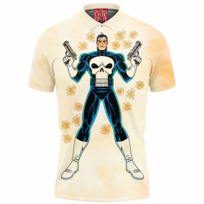 Comic Polo Shirt, Punisher Polo Shirt