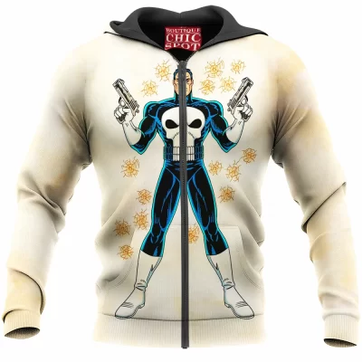 Comic Zip-Hoodie, Punisher Zip-Hoodie