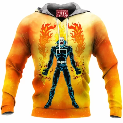Comic Fleece-Hoodie, Ghost Rider Fleece-Hoodie