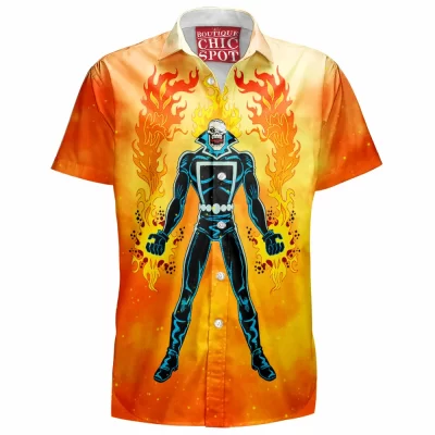 Comic Hawaiian-Shirt, Ghost Rider Hawaiian-Shirt